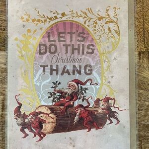 Papaya Recycled Paper Greeting Card Christmas